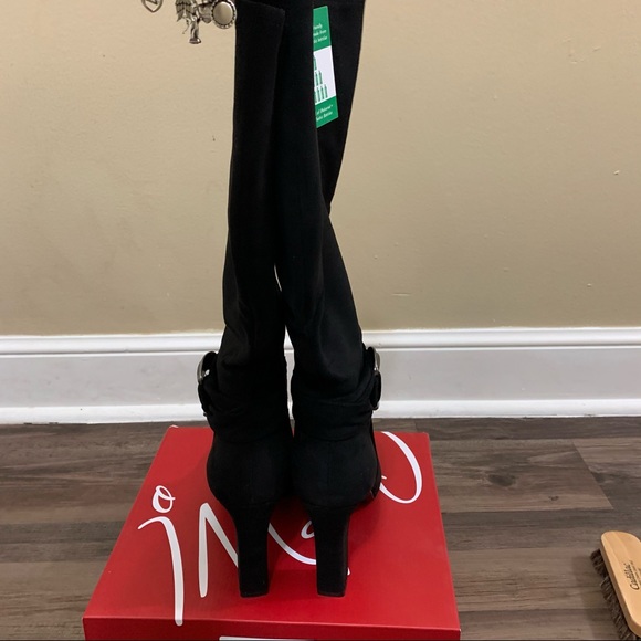 Impo Black Obia High Heel Dress Boots With Buckle Size 9.5 Women’s Boots - Picture 11 of 14